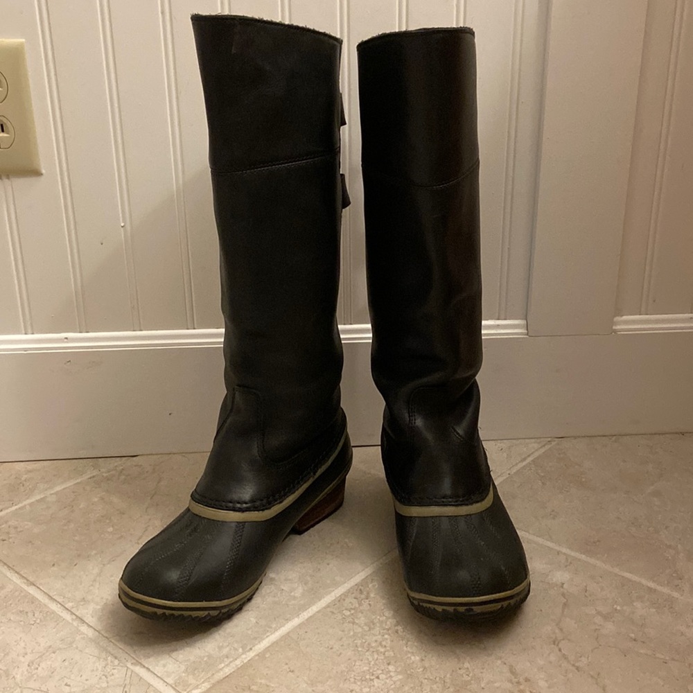 Sorel Slimpack Riding Tall II Rain/Snow Boots Size 7.5